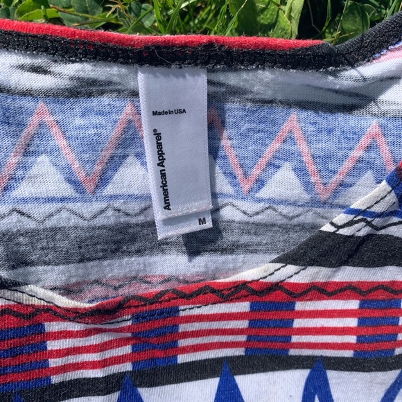 American Apparel geometric print sleeveless shift - Picture 4 of 5